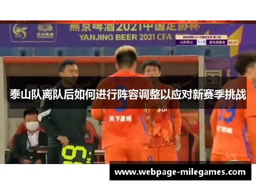 泰山队离队后如何进行阵容调整以应对新赛季挑战