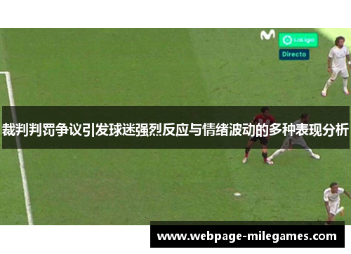 裁判判罚争议引发球迷强烈反应与情绪波动的多种表现分析