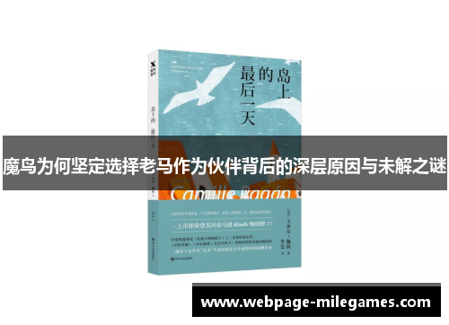 魔鸟为何坚定选择老马作为伙伴背后的深层原因与未解之谜